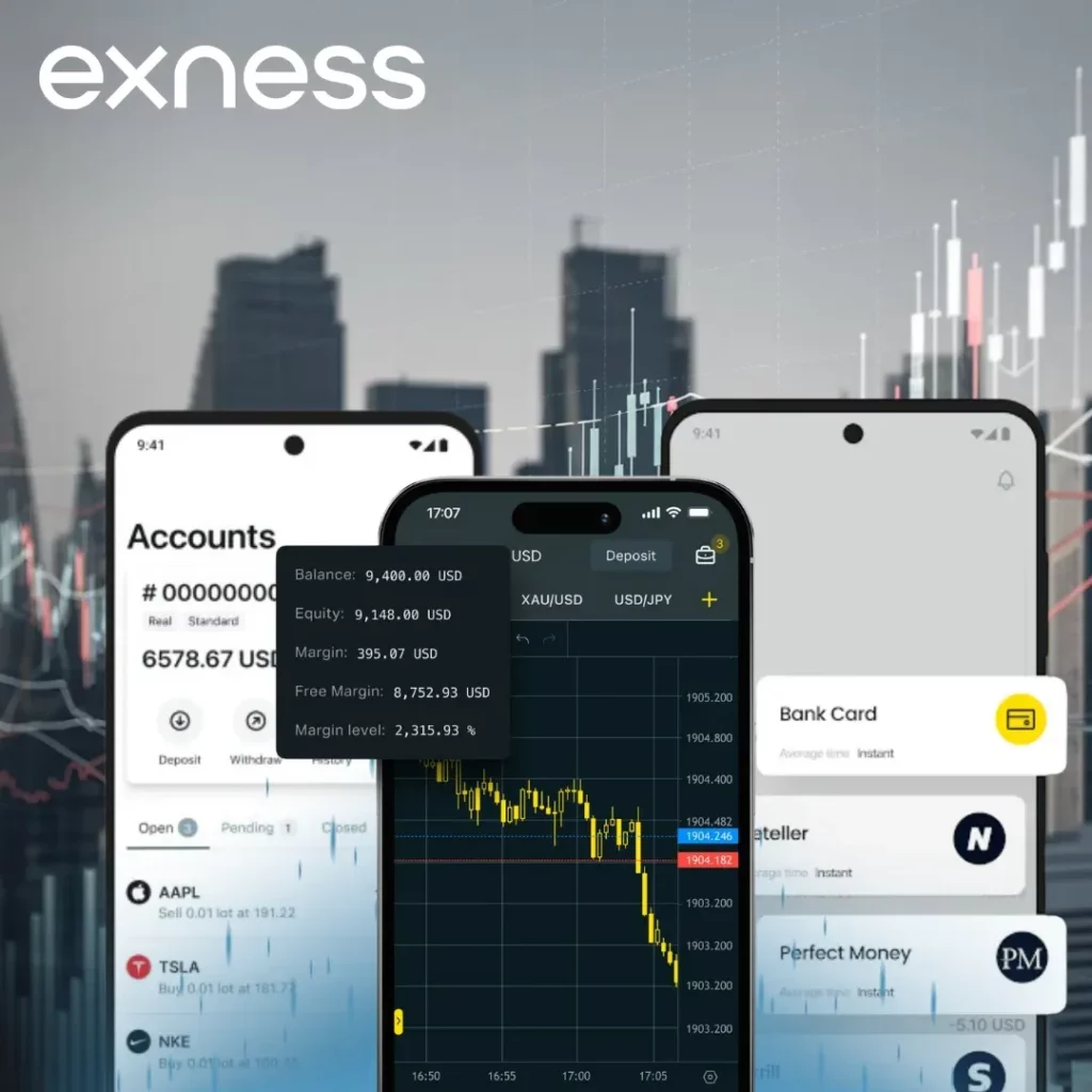 Exness deposit and withdrawal methods
